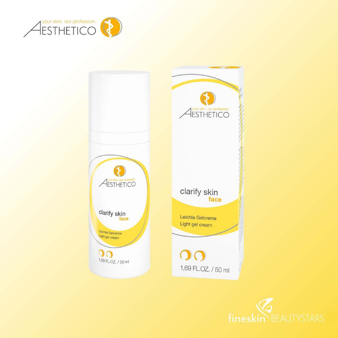 AESTHETICO clarify skin face, leichte Gelcreme 50ml